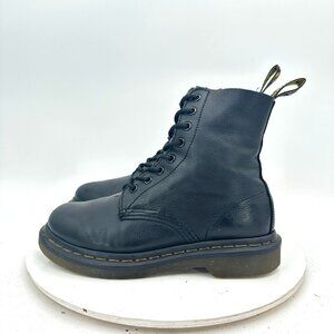 Dr. Martens The Original Pascal Women Size 6 Black Leather 8 Eye Combat Boot